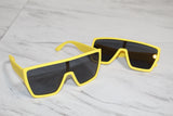 Retro Sunglasses - Women's Sunglasses - Yellow
