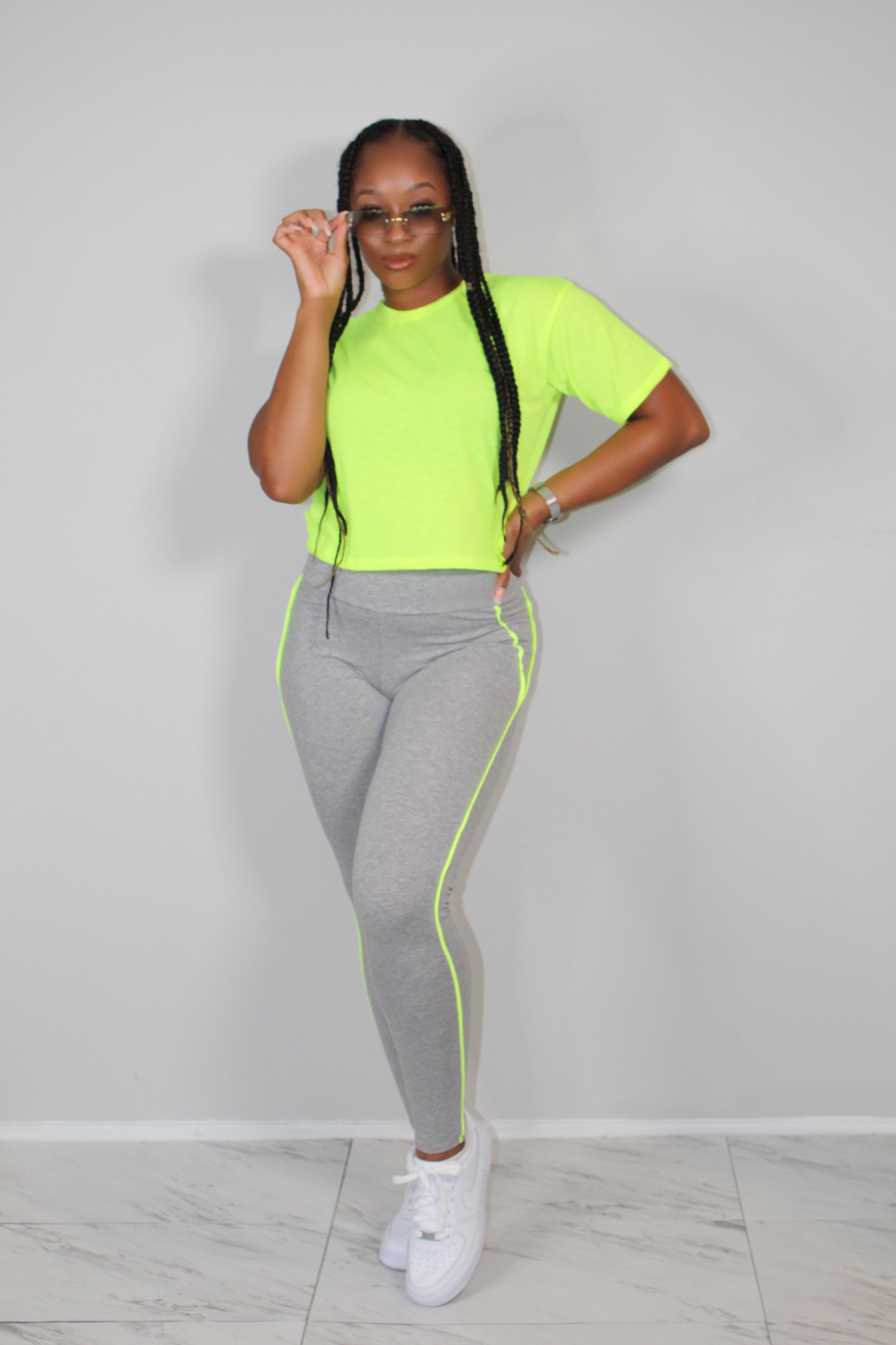 High Waisted Leggings - Icy Break - confiDANCE wear