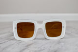 White Frame Sunglasses 